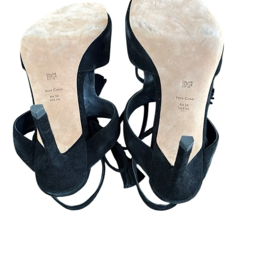 Diane Von Furstenberg Arabella Tassel Heels Size 6